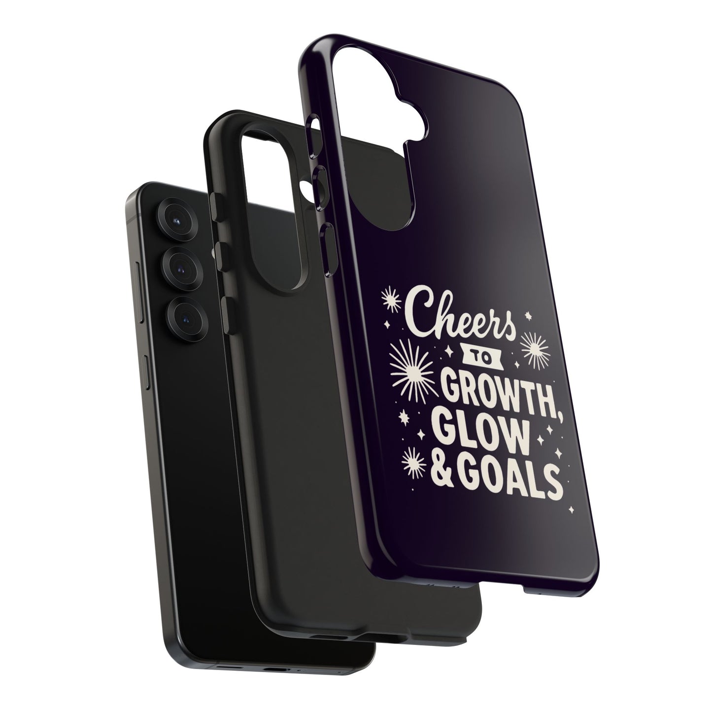 Cheers to Growth, Glow & Goals - Phone Case