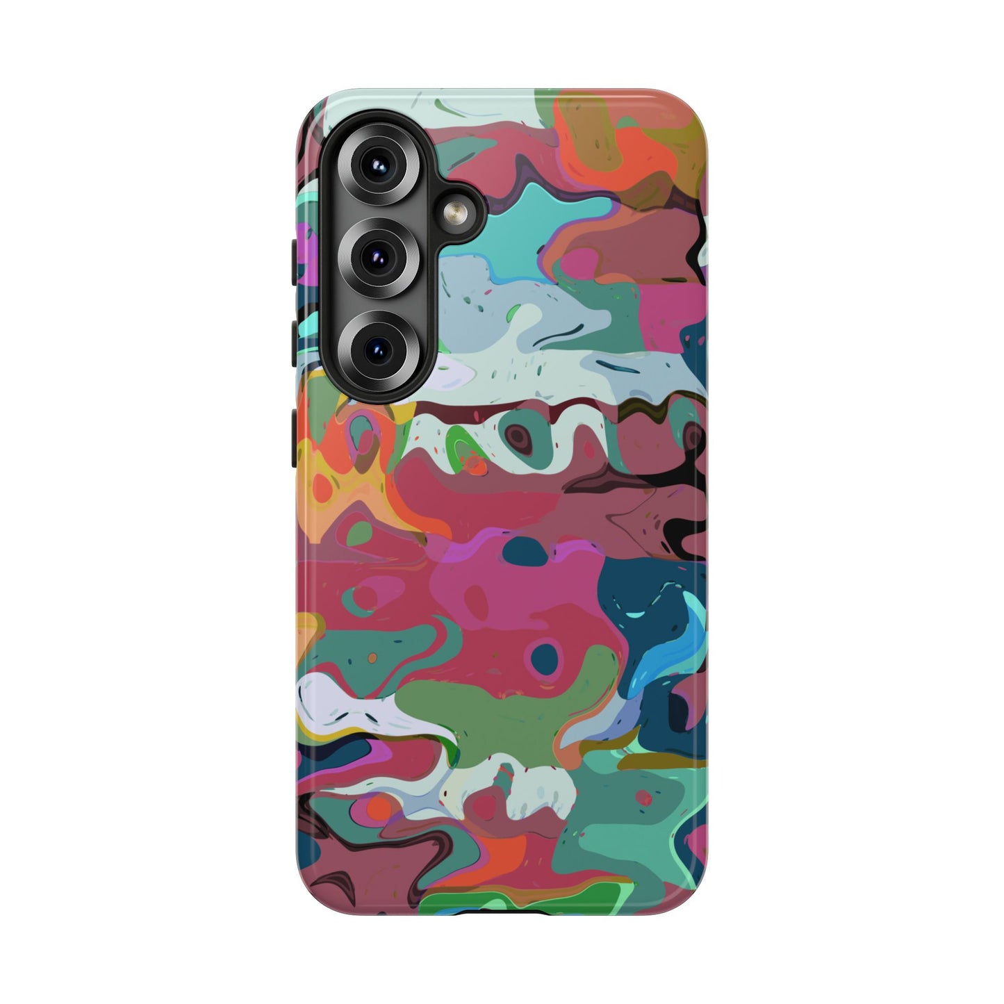 Colorful Abstract Marble - Phone Case