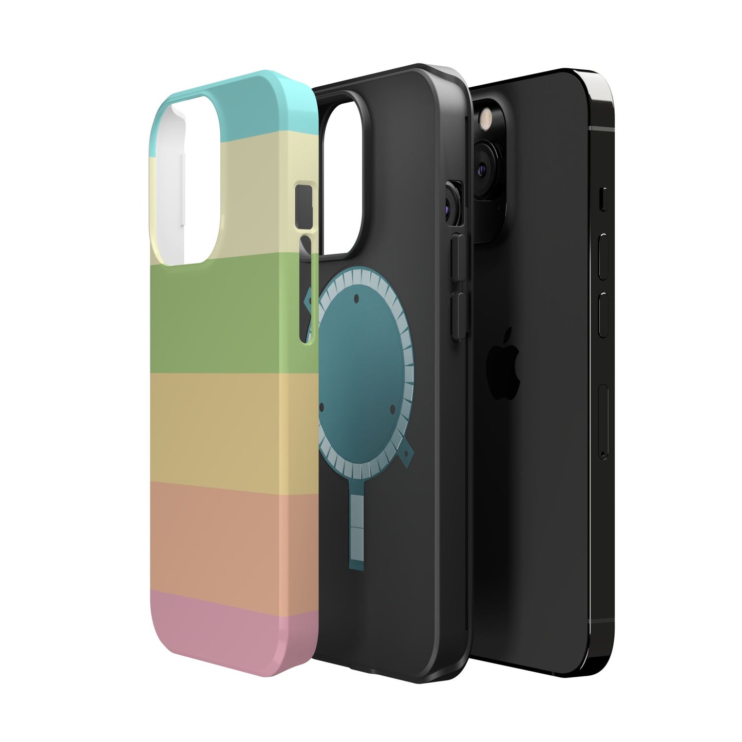 Pastel Stripes - Magnetic Phone Cover