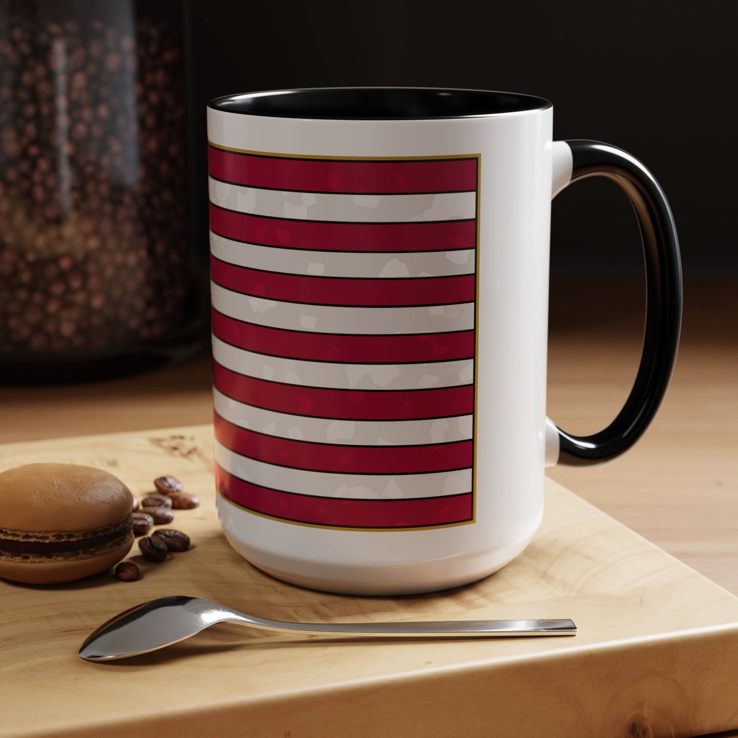 New Glory American Flag (Gold Edge Edition) - Color Accent Mug