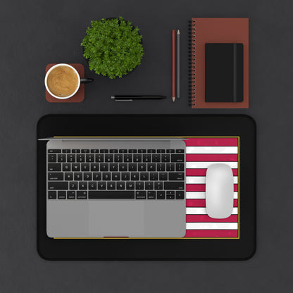 New Glory American Flag (Gold Edge Edition) - Desk Mat