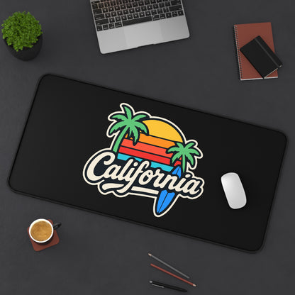 California Surf Vibes - Desk Mat