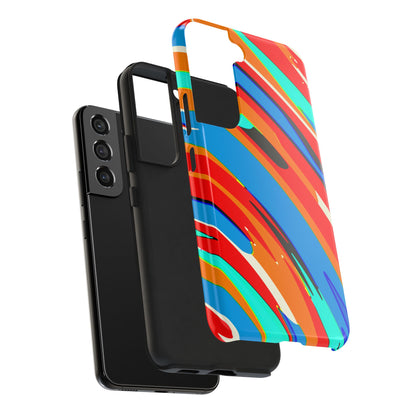 Abstract Rainbow Swirl Arc - Phone Case