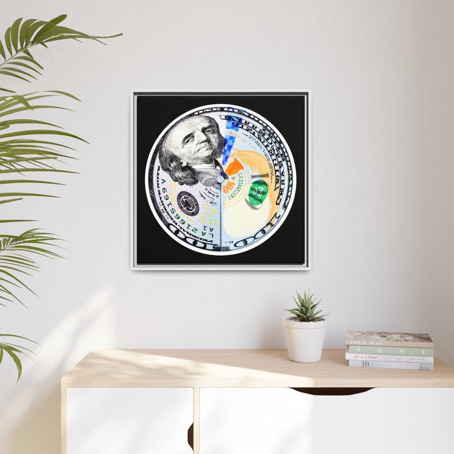 THE MOONEY - Framed Canvas