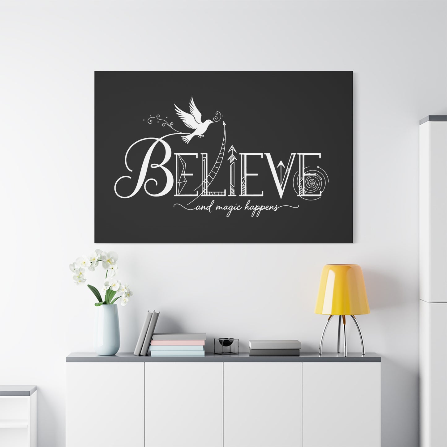 Believe and Magic Happens - Canvas