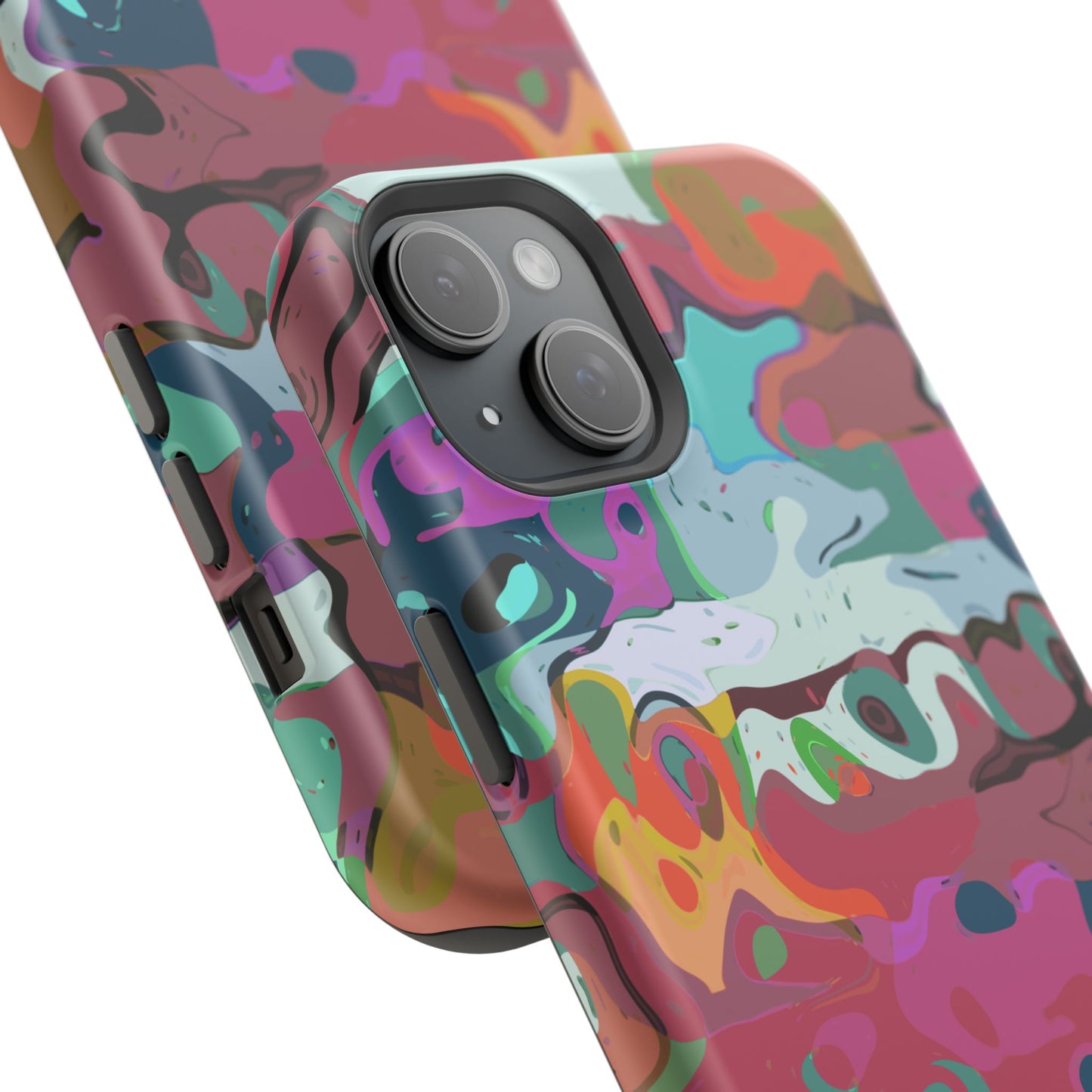 Colorful Abstract Marble - Magnetic Phone Case