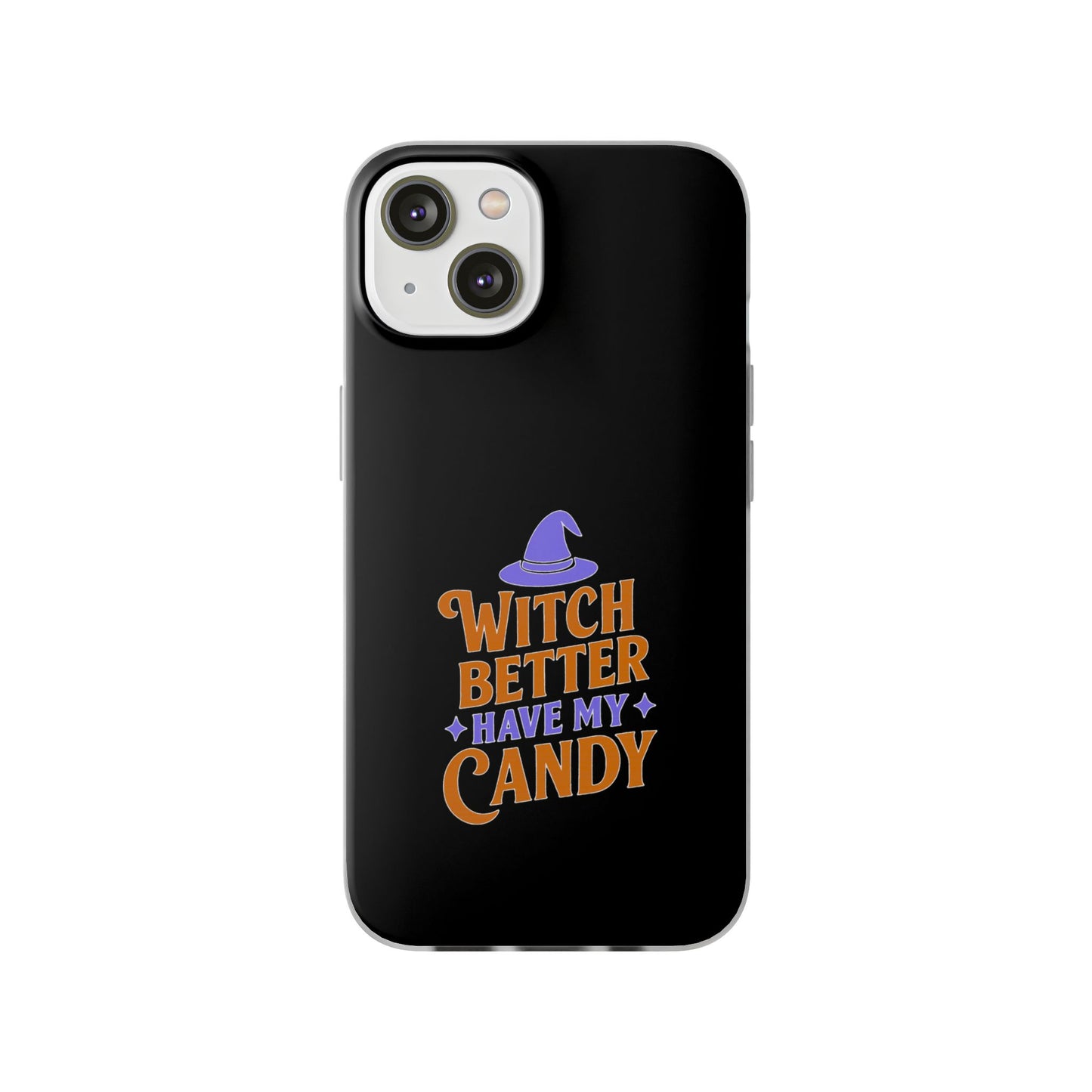 Spooky Witch Flexi Case, Halloween Phone Cover, Witch Themed Phone Case, Cute Candy Case, Trick or Treat Gift, Holiday Accessory
