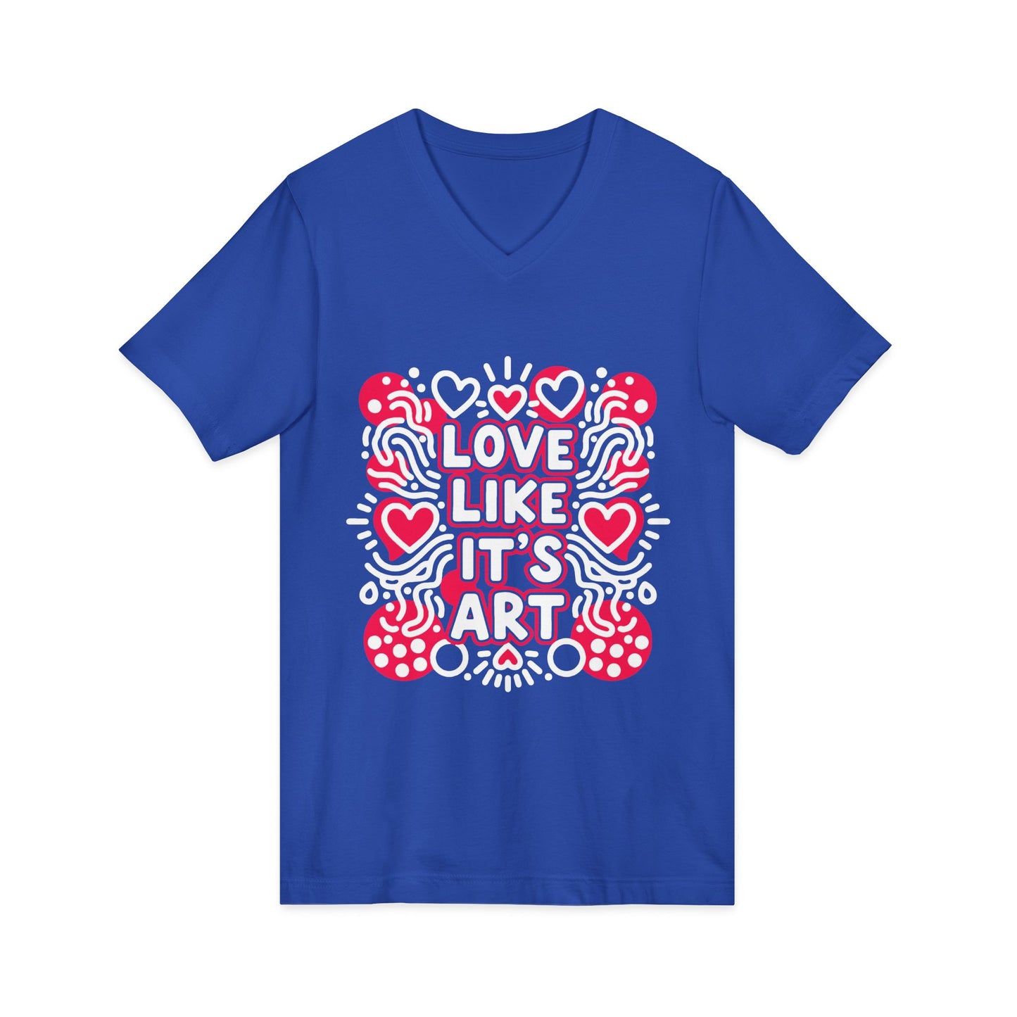 Love Like It's Art - V-Neck Tee