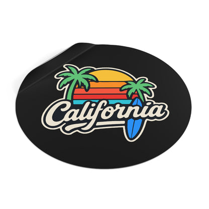 California Surf Vibes - Sticker