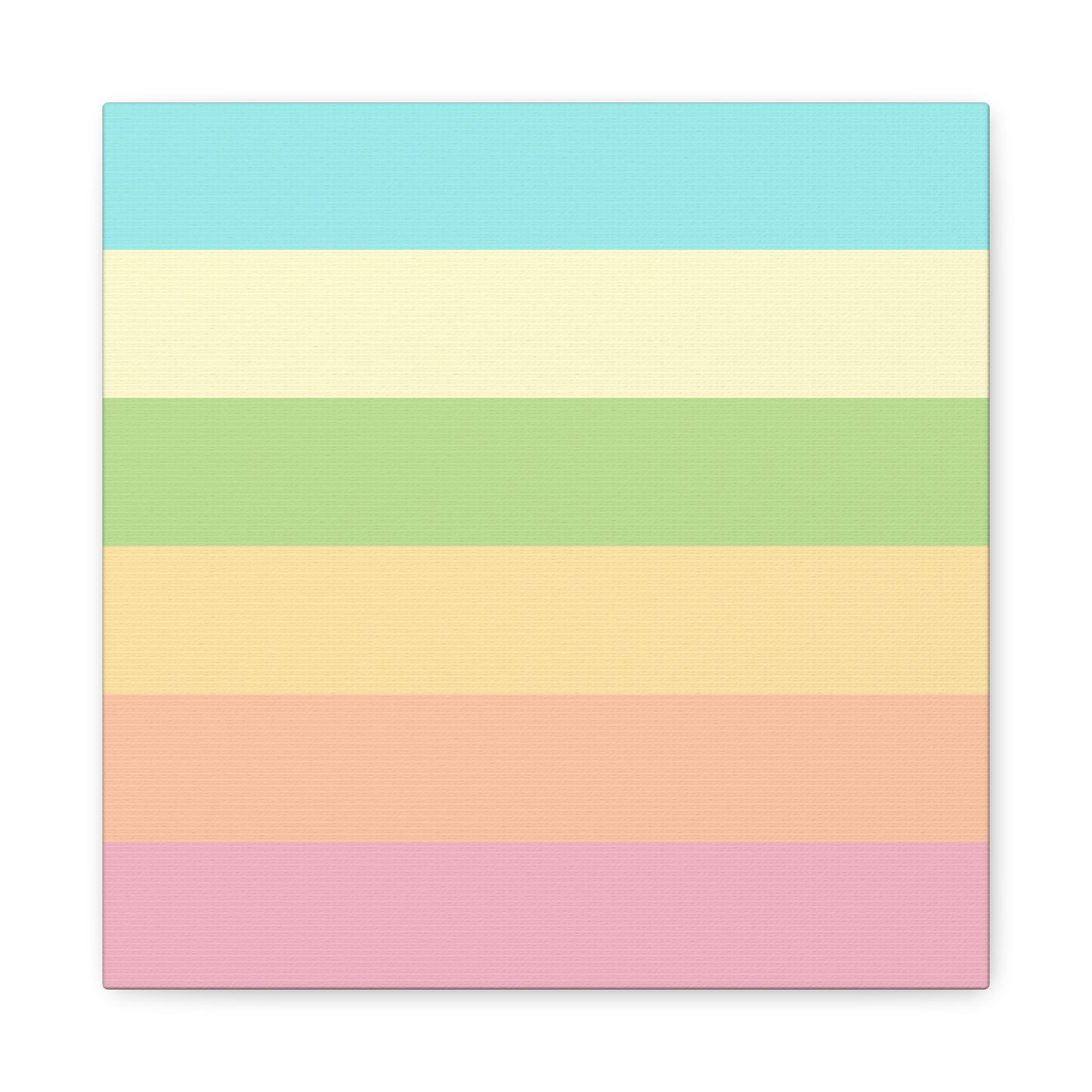 Pastel Stripes - Canvas