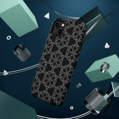 Geometric Sacred Flower - Magnetic Phone Case
