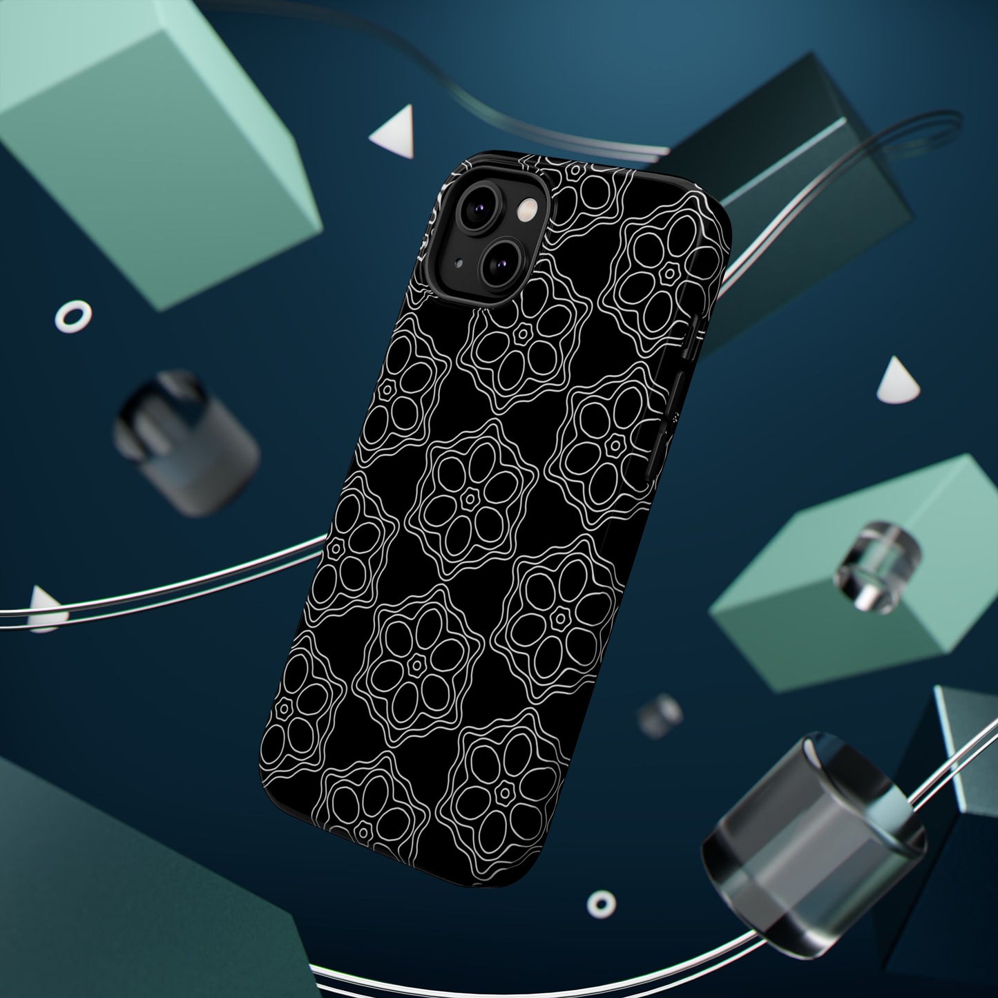 Geometric Sacred Flower - Magnetic Phone Case