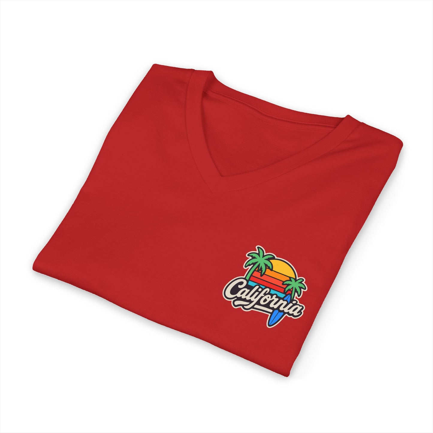 California Surf Vibes - V-Neck Tee