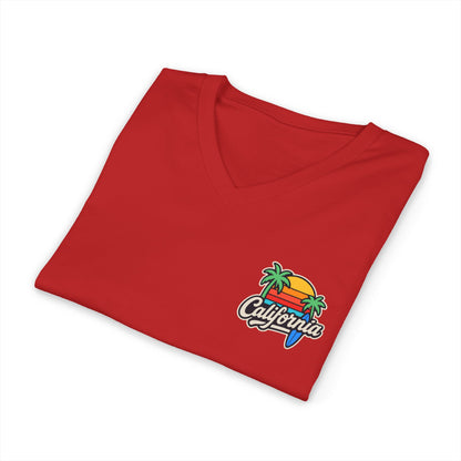 California Surf Vibes - V-Neck Tee