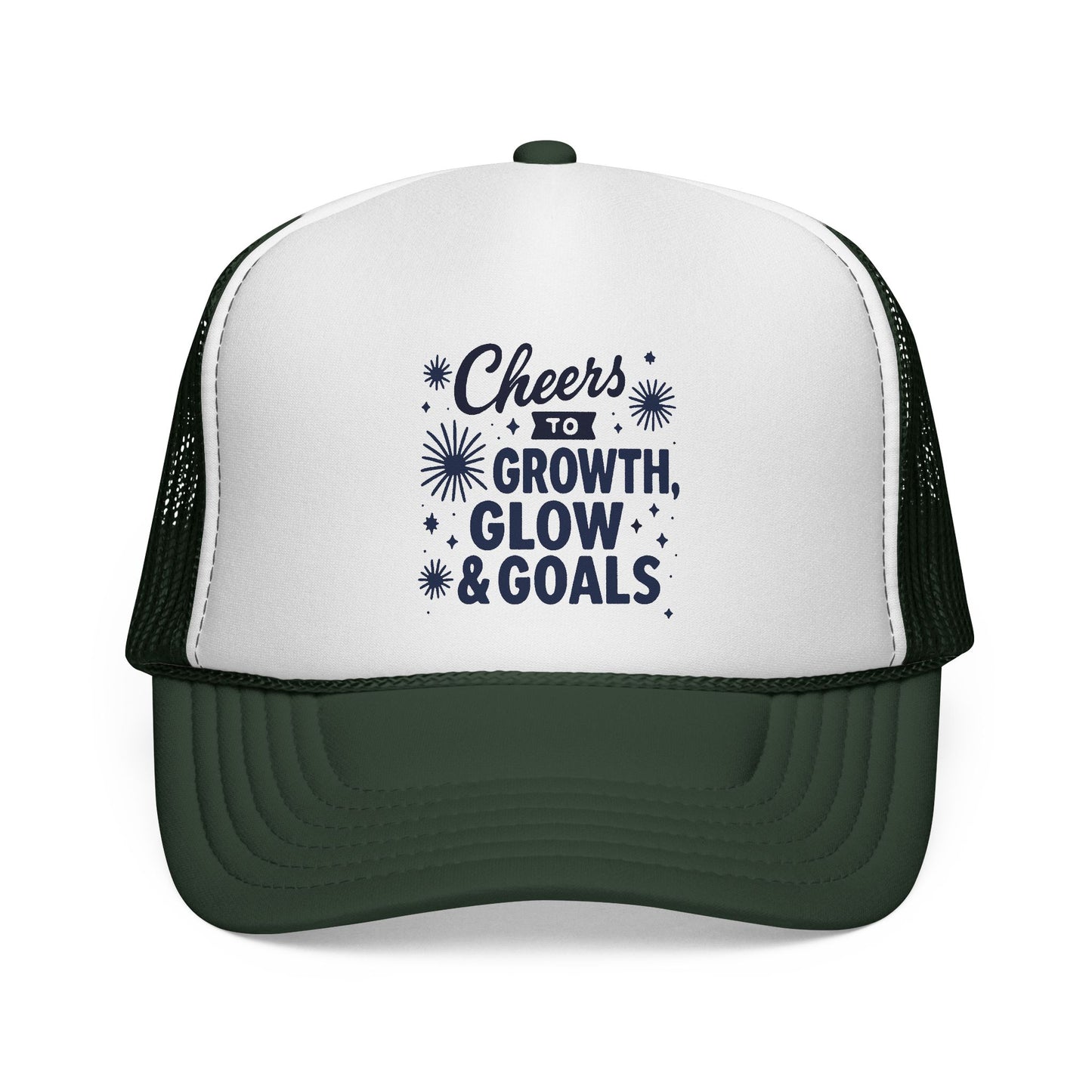 Cheers to Growth, Glow & Goals - Cap