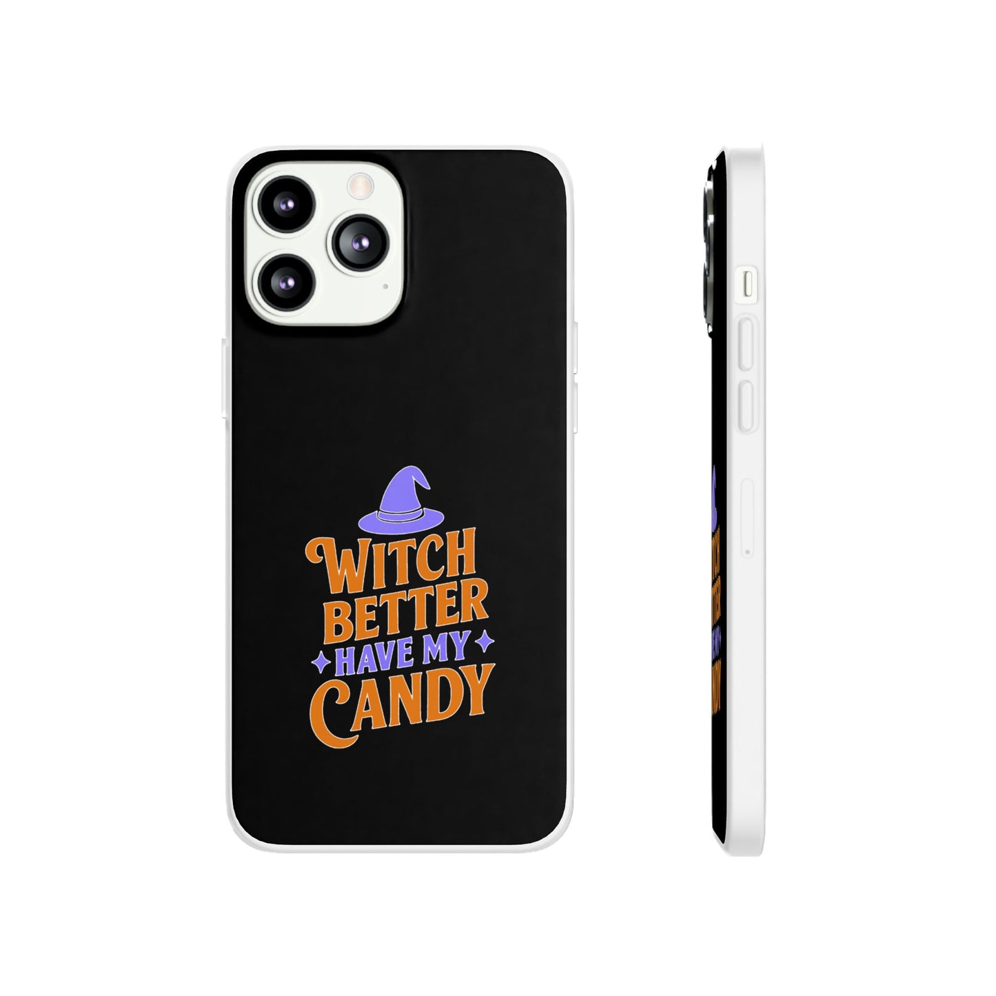 Spooky Witch Flexi Case, Halloween Phone Cover, Witch Themed Phone Case, Cute Candy Case, Trick or Treat Gift, Holiday Accessory