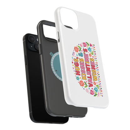 Hugs, Kisses & Valentine’s Wishes - Magnetic Phone Case