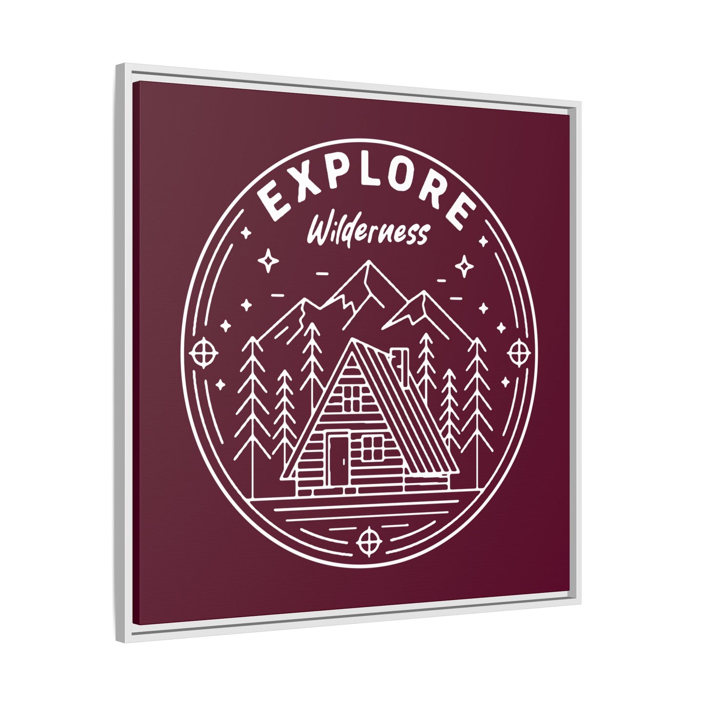 Explore Wilderness - Framed Canvas