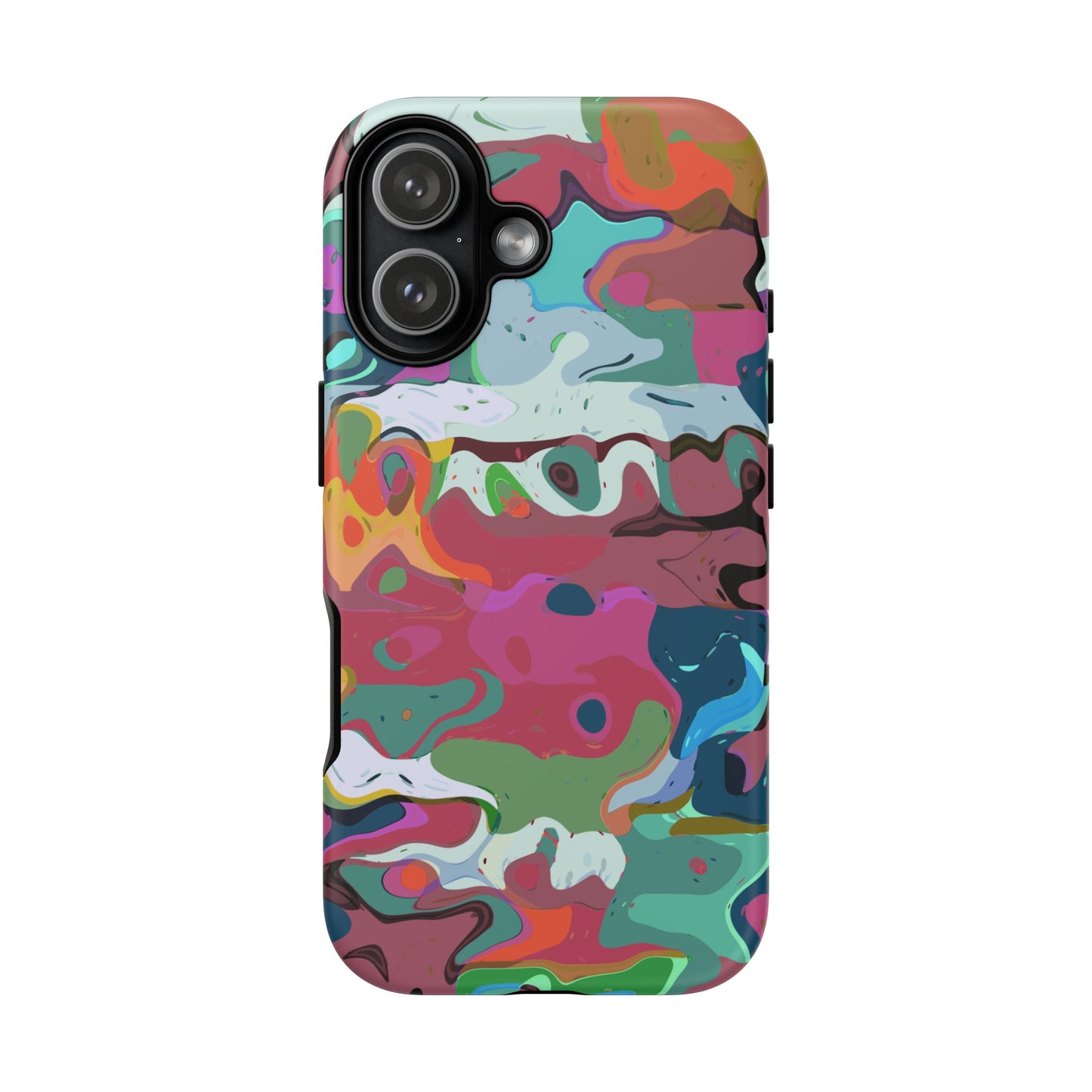 Colorful Abstract Marble - Phone Case
