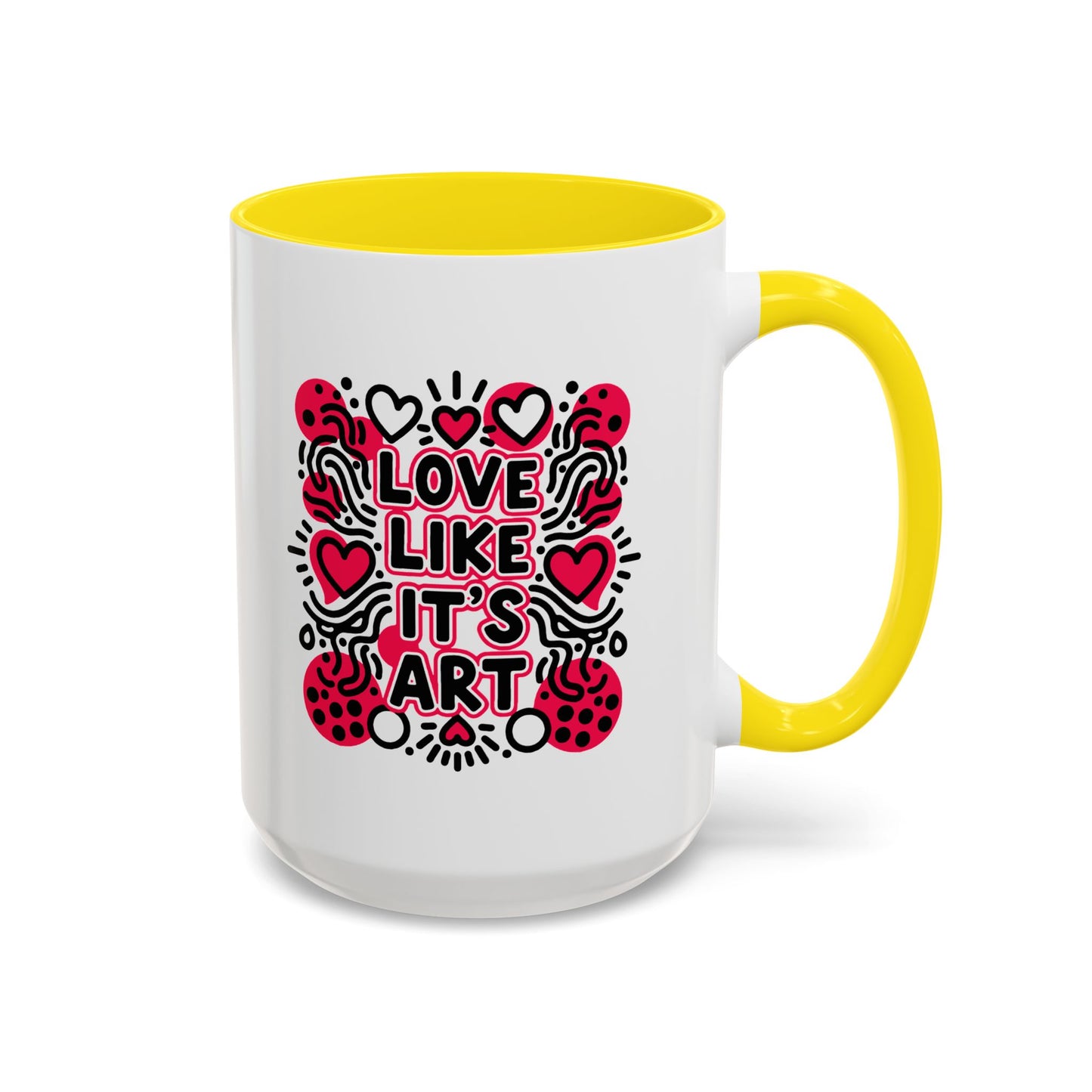 Love Like It’s Art - Color Accent Mug