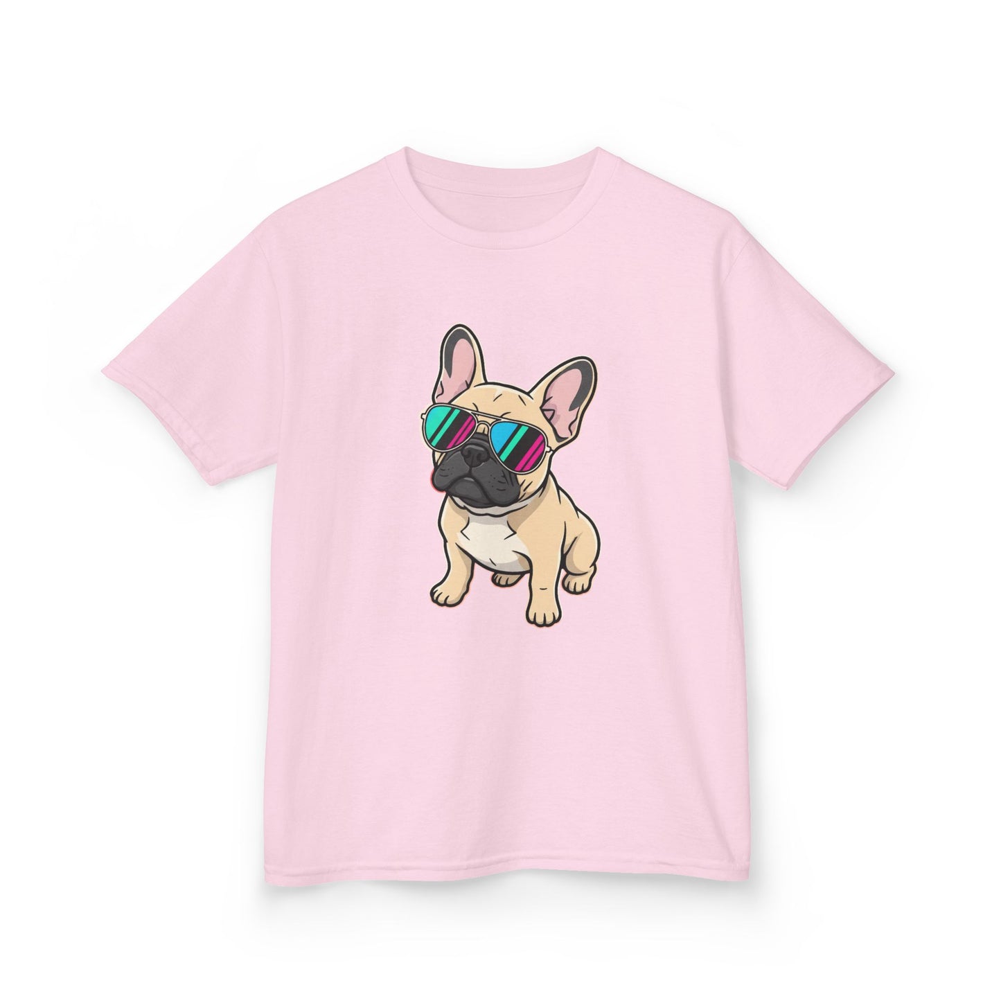 French Bulldog with Sunglasses - Kids Tee
