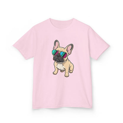 French Bulldog with Sunglasses - Kids Tee