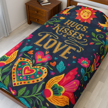 Hugs, Kisses & Love - Blanket