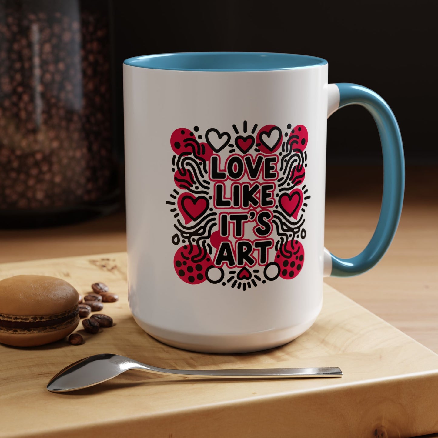 Love Like It’s Art - Color Accent Mug