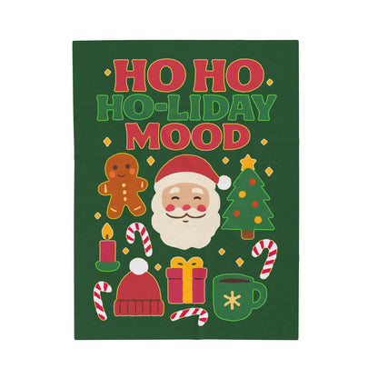 Ho Ho Ho-liday Mood - Plush Blanket