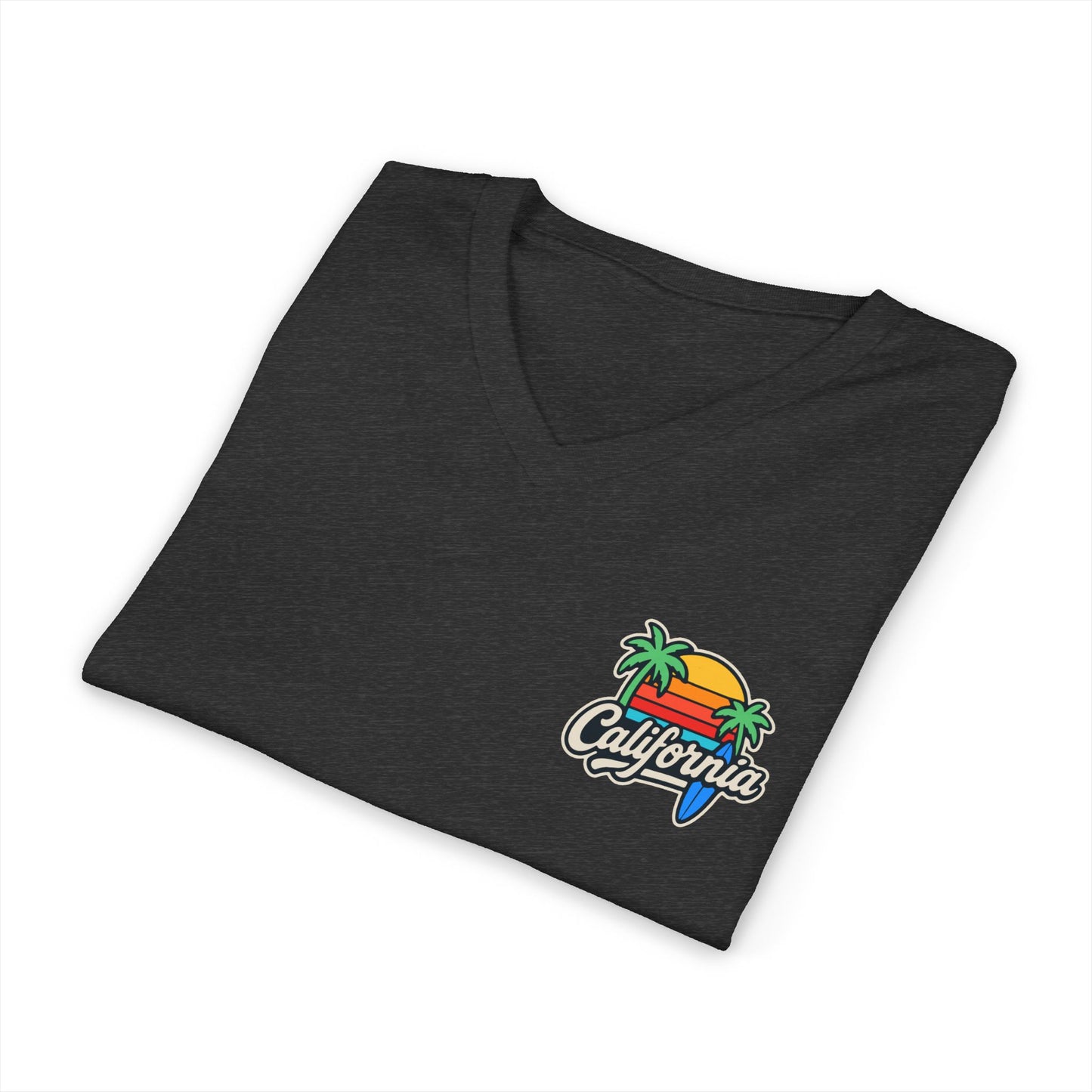 California Surf Vibes - V-Neck Tee