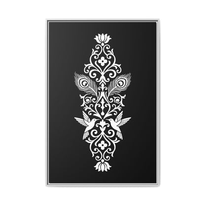 Hummingbird Soulmates - Framed Canvas
