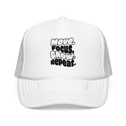 Move. Focus. Grow. Repeat. - Cap