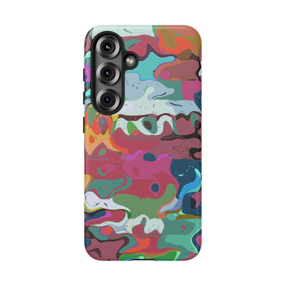 Colorful Abstract Marble - Phone Case