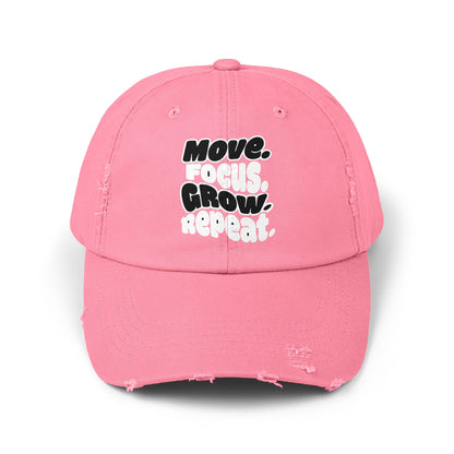Move. Focus. Grow. Repeat. - Cap