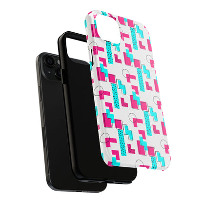 Retro Geometric Vibes - Phone Case