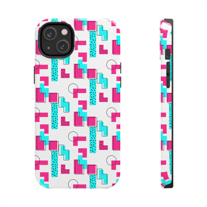 Retro Geometric Vibes - Phone Case