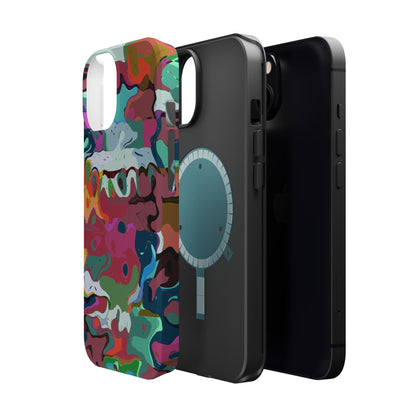 Colorful Abstract Marble - Magnetic Phone Case