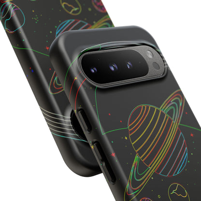 Galactic Tough Phone Case, Starry Space Protection, Unique Gift for Astronomers, Celestial Accessories, Trendy Space Lovers