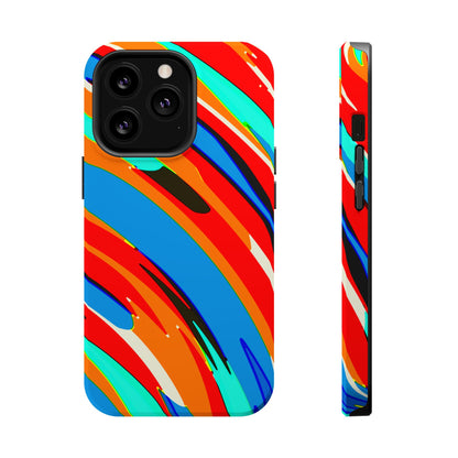 Abstract Rainbow Swirl Arc - Magnetic Phone Case