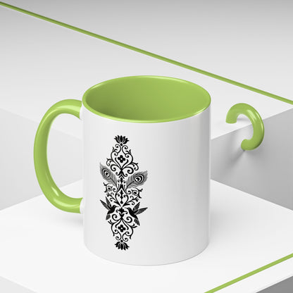 Hummingbird Soulmates - Color Accent Mug