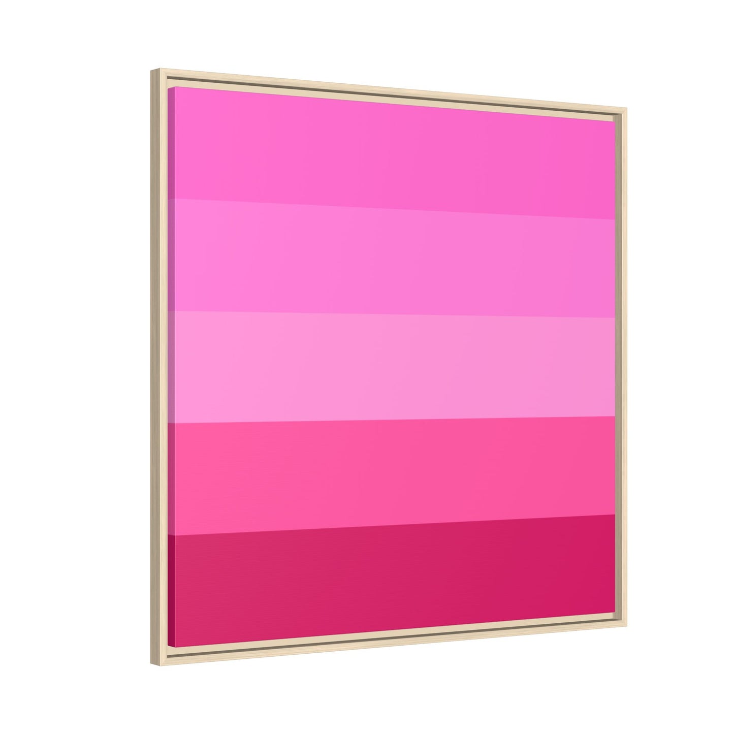 Valentine Rose Colors - Framed Canvas