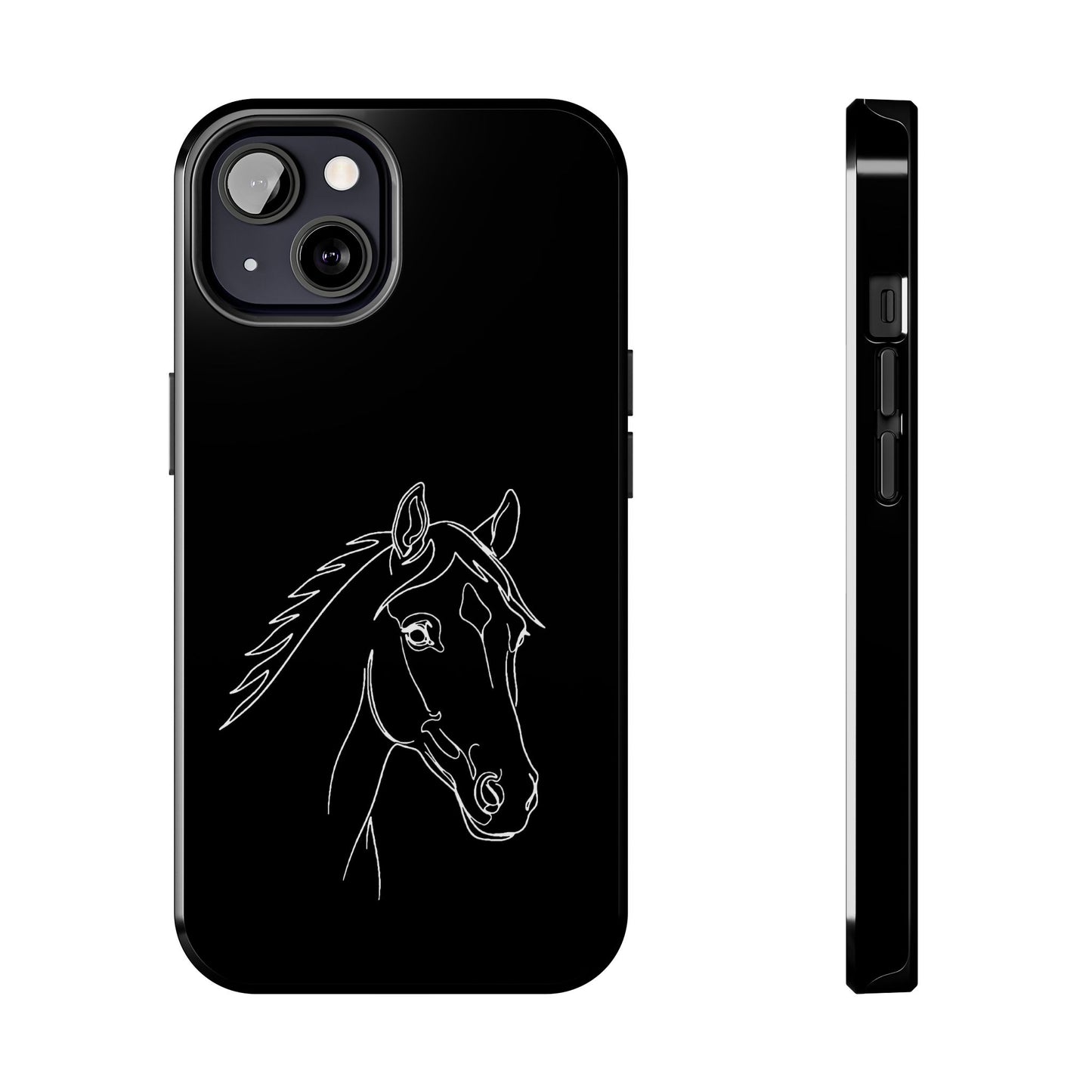 Horse Portrait Sketch - Phone Case