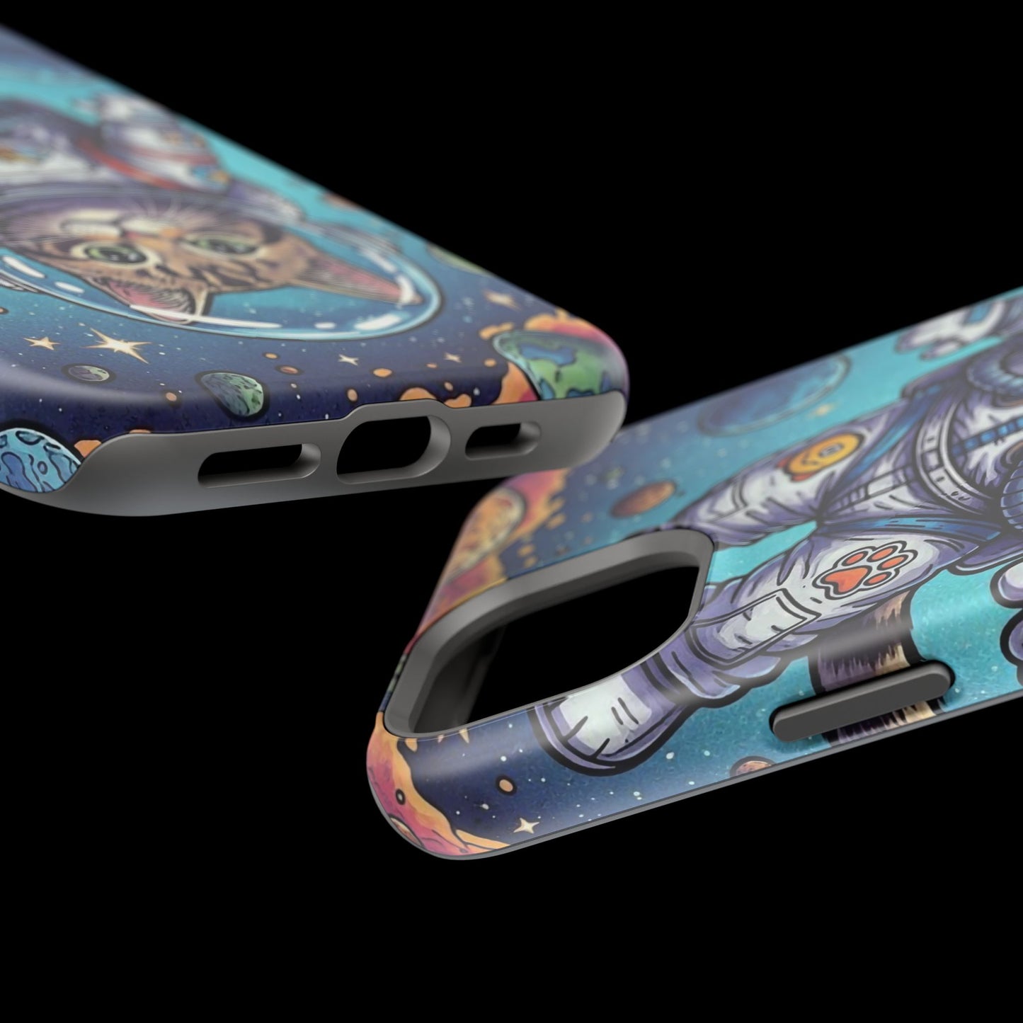 Astronaut Cat - Magnetic Phone Case