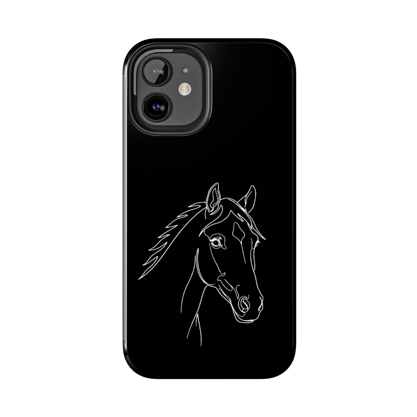 Horse Portrait Sketch - Phone Case