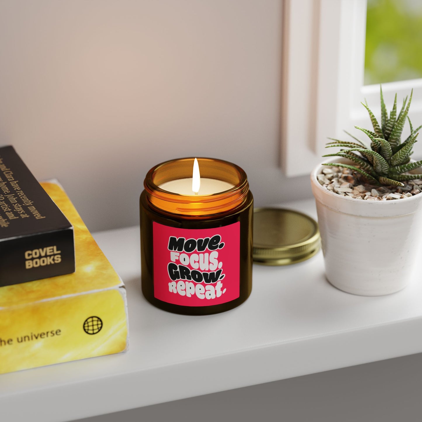 Move. Focus. Grow. Repeat. - Scented Candle