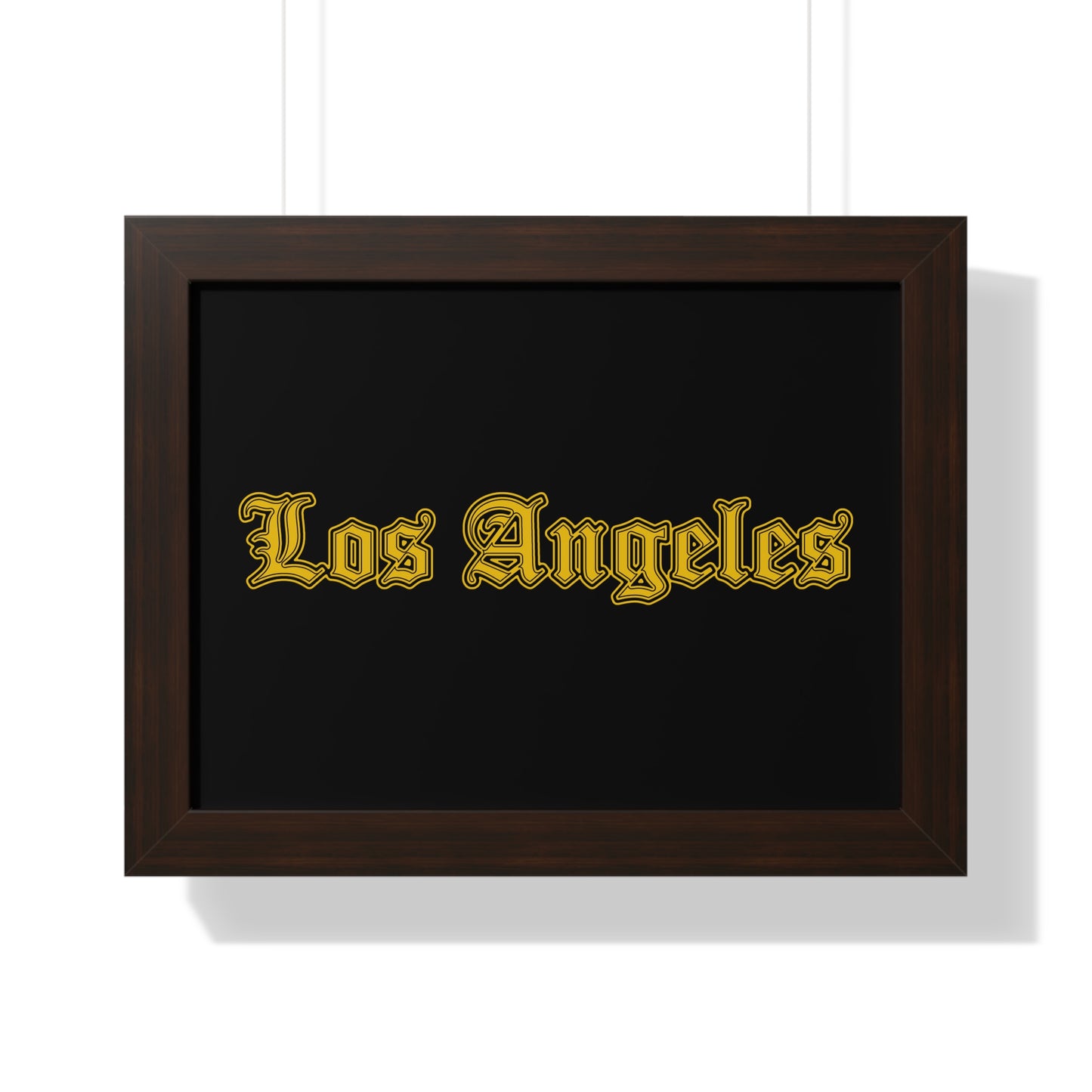 Los Angeles - Golden Edition - Framed Poster