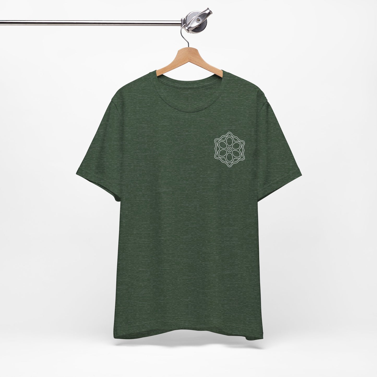 Unisex Boho Mandala Tee, Relaxed Fit Cotton Shirt, Perfect for Yoga Lovers, Meditation, Gift for Her, Vacation Wear, Everyday Comfort