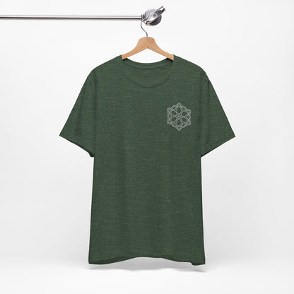 Unisex Boho Mandala Tee, Relaxed Fit Cotton Shirt, Perfect for Yoga Lovers, Meditation, Gift for Her, Vacation Wear, Everyday Comfort