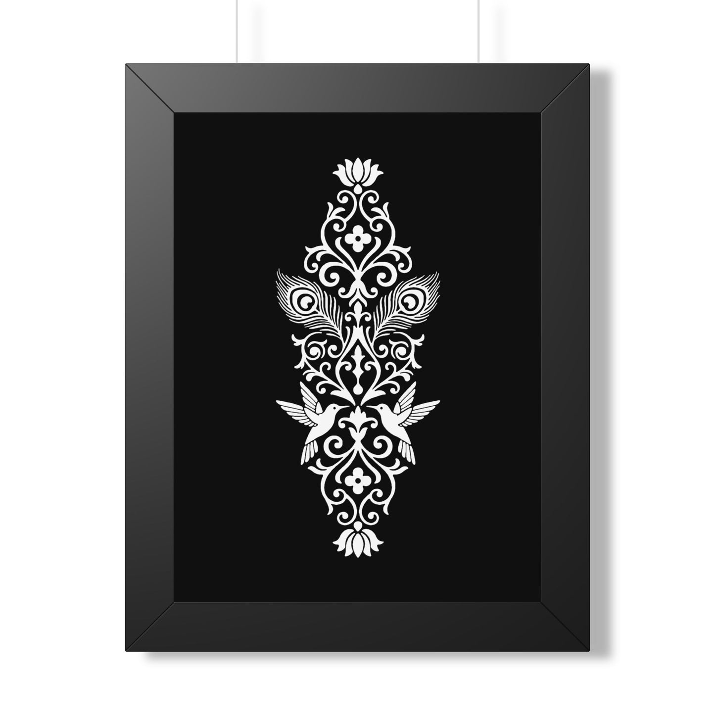 Hummingbird Soulmates - Framed Poster