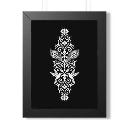 Hummingbird Soulmates - Framed Poster